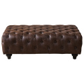 Touffted Chesterfield Ottoman Salon Salon Meubles